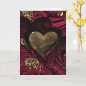 "Rot - heiße Liebe " * Karte (Gelbe Blume)