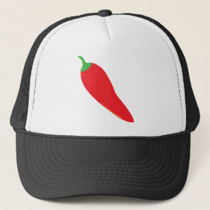 Rot - heißer Chili-Pfeffer Truckerkappe