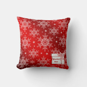 Rot, hell, Stern, Stoff, Ziergegend, modern, Texti Kissen