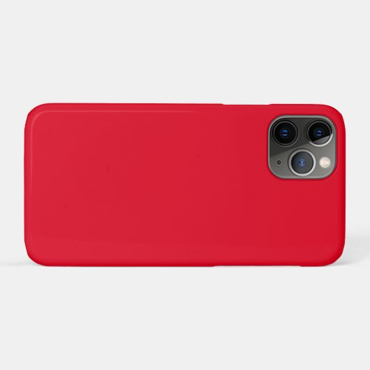 Rot, hellrot, einfarbig Case-Mate iPhone hülle (Rückseite (Horizontal))