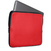 Rot, hellrot, einfarbig laptopschutzhülle (Vorne Rechts)