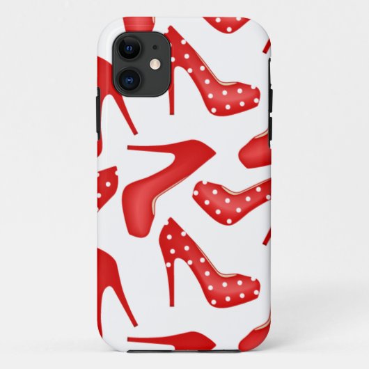 Rot-High-Heels Case-Mate iPhone Hülle (Rückseite)