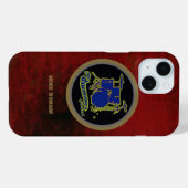Rot-Hintergrund Case-Mate iPhone Hülle (Rückseite (Horizontal))