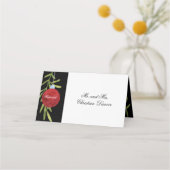  | Rot | Hochzeitsempfang Platzkarte (Rückseite)