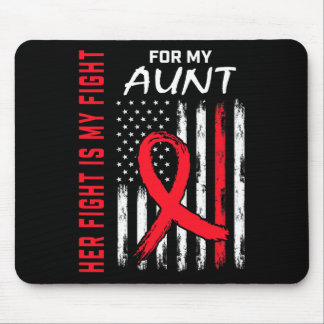 Rot ihr Kampf Tante Herzerkrankung Aufklärung Usa Mousepad