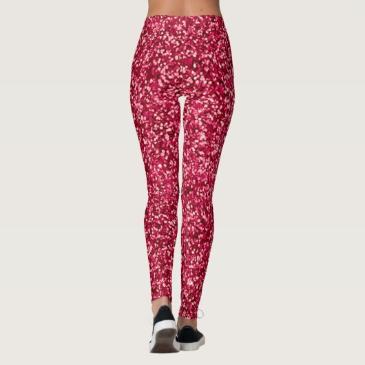 Rot im Feuer Leggings (Rückseite)