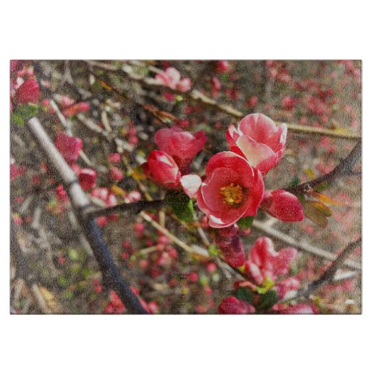 rot im Frühling Schneidebrett (Vorderseite)