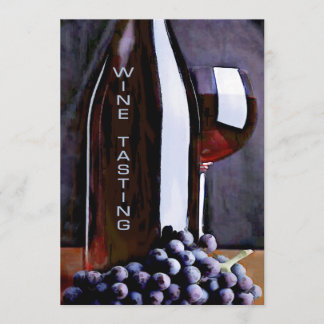 Rot im Schatten Weinprobe Einladung