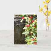 Rot im Wald Karte (Gelbe Blume)