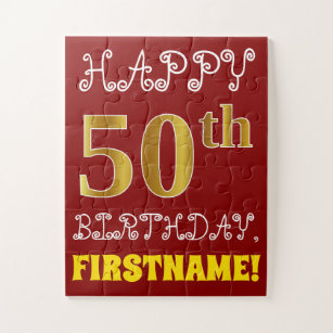 50 geburtstag puzzle zazzle de