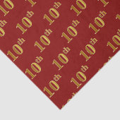 Rot, Imitate Gold 10. (10.) Event Tissue Paper Seidenpapier (Ausschnitt)