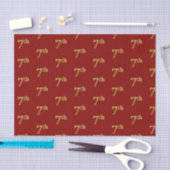 Rot, Imitate Gold 7. (7.) Event Tissue Paper Seidenpapier (Handwerk)