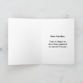 Rot, Imitate Gold 9. Hochzeitstag + Name Karte (Innenseite)