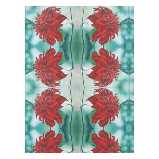 Rot in Fury Tischdecke (Vorderseite)