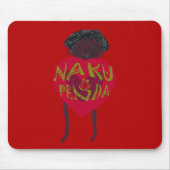 Rot ist die Farbe des Liebe-Mauspolsters Mousepad (Vorne)