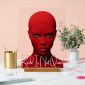 Rot ist nicht still acrylschild (Hochzeit)