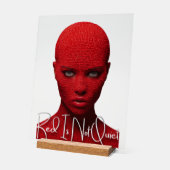 Rot ist nicht still acrylschild (Winkel)