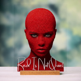 Rot ist nicht still acrylschild