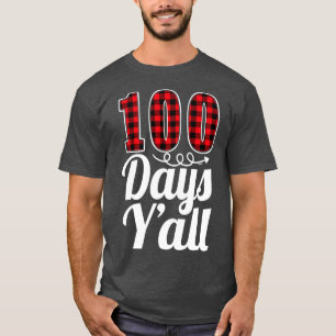 Rot Kariert 100 Tage Yx27Allerheiterner 100ster Sc T-Shirt