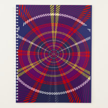 ROT KARIERTER KONZENTRIERKREIS DER ORGANISATION