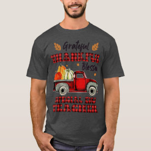Rot karierter LKW SPECCIAL EDU Dankbar Dankbar Ges T-Shirt
