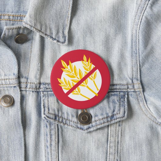 Rot keine Gluten-oder Button (Beispiel)