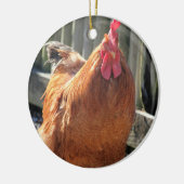 Rot Keramik Ornament (Links)