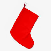 Rot Kleiner Weihnachtsstrumpf (Vorderansicht (hängend))