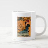 Rot-Kopf-Frauen erwartet Balloons Vogelposter Jumbo-Tasse (Rechts)