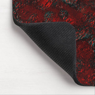 Rot, kräftig und holprig, mit auffälligen Falten g Mousepad