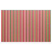 Rot, Krimson, Grün, Schwarz und Beige Muster Stoff (Fat Quarter (45,7 x 55,9 cm))