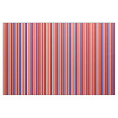 Rot, Lachs, hellgelbes und blaues Muster Stoff (Fat Quarter (45,7 x 55,9 cm))
