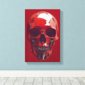 ROT LEINWANDDRUCK (Insitu (Holzboden))