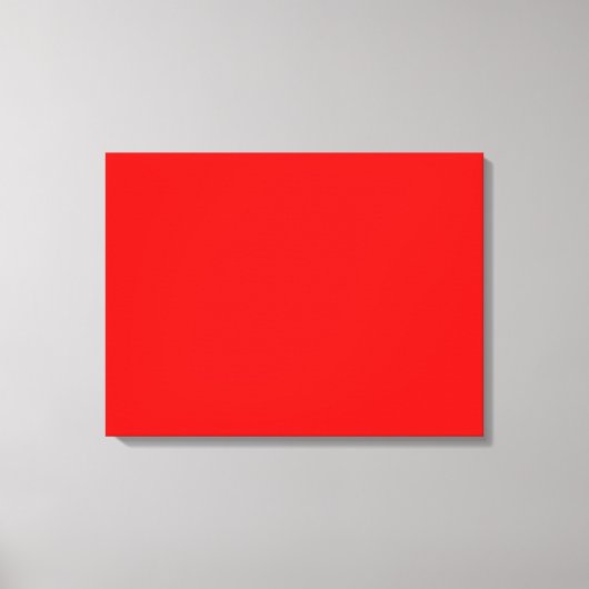 Rot Leinwanddruck (Vorderseite)