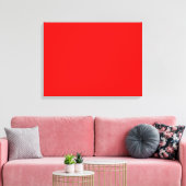 Rot Leinwanddruck (Insitu (Wohnzimmer))