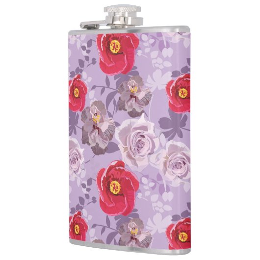 Rot, lila flachmann (Links)