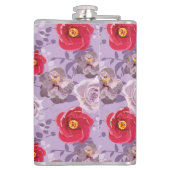 Rot, lila flachmann (Rückseite)