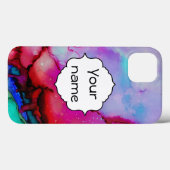 Rot, lila, grün Case-Mate iPhone hülle (Rückseite (Horizontal))