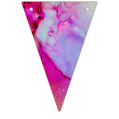 Rot, lila, grün wimpelkette (Erste Fahne)