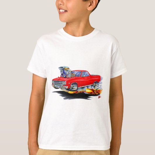 Rot-LKW 1964-65 EL Camino T-Shirt (Vorderseite)