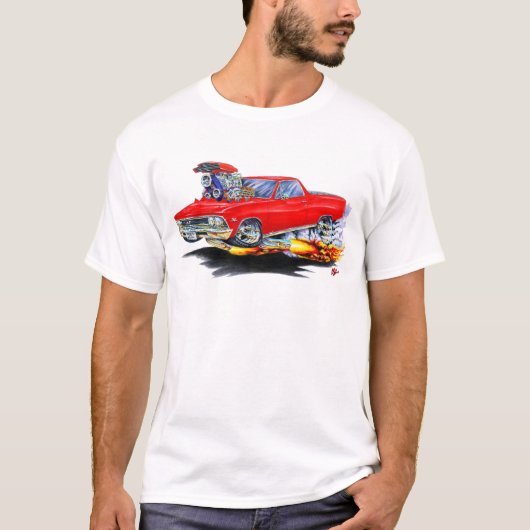 Rot-LKW 1966 EL Camino T-Shirt (Vorderseite)