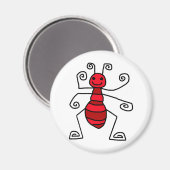 Rot Magnet (Vorderseite/Rückseite)