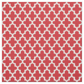Rot-Marokkanisch-Print Stoff (Muster)
