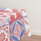 Rot-marokkanische Fliese Tischdecke (Beispiel)