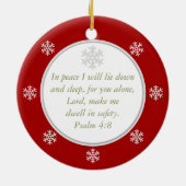 Rot: Memorial für Snowflake Banner: Bilderverzieru Keramikornament (Hinten)