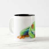 Rot-Mit Augen Baum-Frosch (Agalychnis Callidryas) Zweifarbige Tasse (Vorderseite Links)