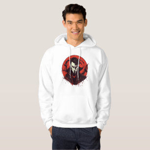 Rot-Mit Augen Horror Hoodie