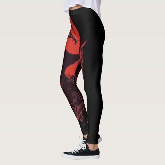 Rot-Mit Augen Horror Leggings (Links)