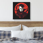 Rot-Mit Augen Horror Leinwanddruck (Insitu (Schlafzimmer))