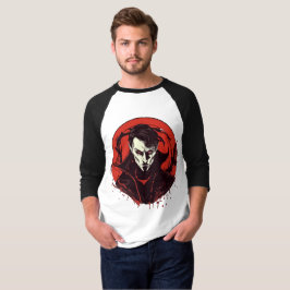 Rot-Mit Augen Horror T-Shirt